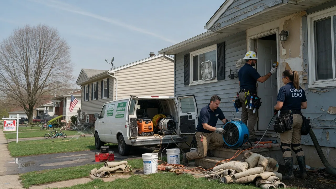Flood Cleanup in Hudson, KS near me