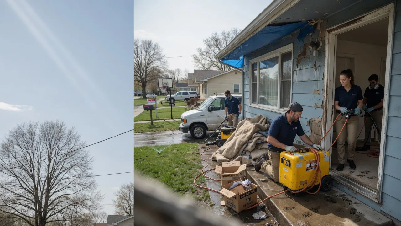 Basement Flood Cleanup in Hudson, KS near me
